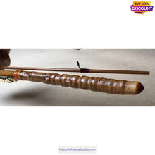 Carica l'immagine nel visualizzatore di Gallery, Tenkara Bamboo Fishing Rod 2 Piece L1.5-2.1 meter(59"-83")with buddha bamboo handles wholesale amounts-NaturalMateriaStudio-NaturalMateriaStudio