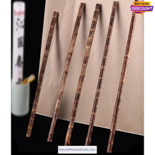 Cargar imagen en el visor de la galería, Vaired length of Dia. 2.3-2.5cm Golden Line Bamboo rods for defence/kung fu/martial arts/Walking /Hiking sticks/ski-NaturalMateriaStudio-NaturalMateriaStudio