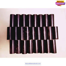 Carica l'immagine nel visualizzatore di Gallery, Vaired shapes 3x6.5cm of Square/Roll/Tips Water Black Buffalo Horn Material for Pipe Makers and Artisans
