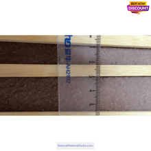 Carica l'immagine nel visualizzatore di Gallery, Varied Size 0.5-1.0cm Square Bamboo Strips (Length 39.4"/100cm) for Diverse DIY Projects