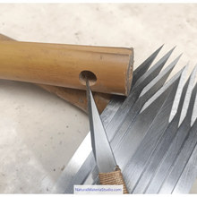 画像をギャラリービューアに読み込む, Varied combination tool kits for making Shakuhachi and bamboo flute