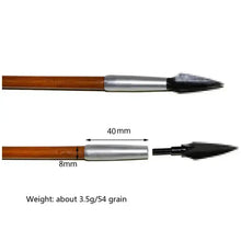 Afbeelding in Gallery-weergave laden, Aluminum Insert Adapters for 6–10 mm Bamboo & Wood Arrow Shafts | 8-32 Threaded Tips NaturalMateriaStudio