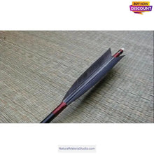 Cargar imagen en el visor de la galería, Black (turkey)30-35 cm R/L Primary Feathers for Arrow Fletching-NaturalMateriaStudio-NaturalMateriaStudio