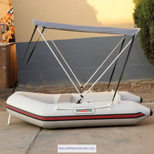 Carica l'immagine nel visualizzatore di Gallery, Boat Canopy | UV Protection • Waterproof • Foldable Design suitable for boats width of 1 to 1.4 meters.-NaturalMateriaStudio-NaturalMateriaStudio