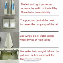 Charger l'image dans la galerie, Car-mounted Portable Multi-section Detachable Combination Fishing/Assault Boat Length: 2.55 - 5.5 meters+Free Ultimate Boating Companion Kit-NaturalMateriaStudio-NaturalMateriaStudio