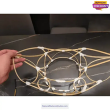 Cargar imagen en el visor de la galería, Complete size length:195-260cm/77"-102” Bamboo Strips/Flats for Weaving and other handicraft making-NaturalMateriaStudio-NaturalMateriaStudio