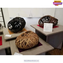 Carica l'immagine nel visualizzatore di Gallery, Complete size length:195-260cm/77"-102” Bamboo Strips/Flats for Weaving and other handicraft making-NaturalMateriaStudio-NaturalMateriaStudio