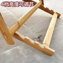 Load image into Gallery viewer, Custom Luxury Bamboo Lounge & Rocking Chair – Adjustable Reclining Outdoor Chair, Eco-Friendly Handcrafted Bamboo Furniture NaturalMateriaStudio