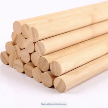 Cargar imagen en el visor de la galería, Dia.1.2-2.5cm Length 100-145cm BambooPro™ Solid Bamboo Rods for Ski Poles&Handicrafts & DIY projects Custom Orders welcome-NaturalMateriaStudio-NaturalMateriaStudio