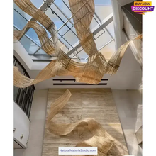 Carregar imagem no visualizador da Galeria, Complete size handmade extra longer 3.0-5.0meter of Bamboo Strips/Flats for Weaving Handicrafts-NaturalMateriaStudio-NaturalMateriaStudio