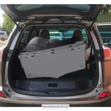 Cargar imagen en el visor de la galería, Two styles of three-section L10.2-12.3ft vehicle-mounted stackable portable PE engineering plastic fishing boat(4 adults)+Free Ultimate Boating Companion Kit-NaturalMateriaStudio-NaturalMateriaStudio