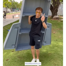 Cargar imagen en el visor de la galería, Four-section L8.3ft vehicle-mounted stackable portable PE engineering plastic fishing boat(3-4adults)+ Free Ultimate Boating Companion Kit-NaturalMateriaStudio-NaturalMateriaStudio