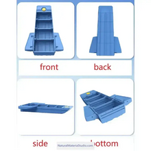 Cargar imagen en el visor de la galería, Four-section L8.3ft vehicle-mounted stackable portable PE engineering plastic fishing boat(3-4adults)+ Free Ultimate Boating Companion Kit-NaturalMateriaStudio-NaturalMateriaStudio