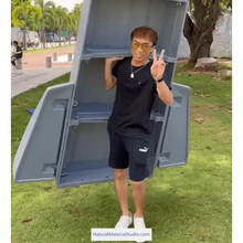 이미지를 갤러리 뷰어에 로드 , Four-section L8.3ft vehicle-mounted stackable portable PE engineering plastic fishing boat(3-4adults)+ Free Ultimate Boating Companion Kit-NaturalMateriaStudio-NaturalMateriaStudio