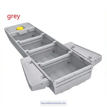 이미지를 갤러리 뷰어에 로드 , Four-section L8.3ft vehicle-mounted stackable portable PE engineering plastic fishing boat(3-4adults)+ Free Ultimate Boating Companion Kit-NaturalMateriaStudio-NaturalMateriaStudio