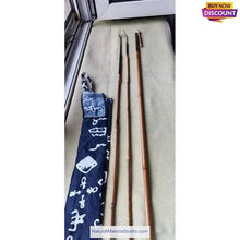 Carregar imagem no visualizador da Galeria, Hand-made Traditional tenkara Bamboo Fishing Rods (2rods+1 Free Tip, Total 3 pcs)-NaturalMateriaStudio-NaturalMateriaStudio