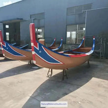 Load image into Gallery viewer, Handmade L10-26ft wooden boats can be customized to any specification(3-8adults)-NaturalMateriaStudio-NaturalMateriaStudio