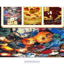 Cargar imagen en el visor de la galería, Handmade semi-finished bamboo umbrella skeleton/frames of different sizes(Dia.56cm-100cm) and styles(A&B)Can be customized-NaturalMateriaStudio-NaturalMateriaStudio