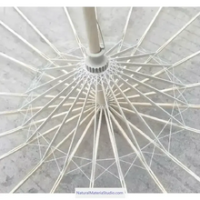 Cargar imagen en el visor de la galería, Handmade semi-finished bamboo umbrella skeleton/frames of different sizes(Dia.56cm-100cm) and styles(A&B)Can be customized-NaturalMateriaStudio-NaturalMateriaStudio