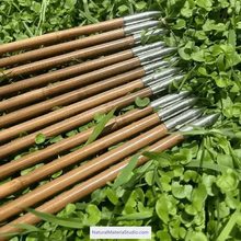 Cargar imagen en el visor de la galería, Handmade Varied Spine(30-90#) Tonkin Bamboo Arrows 33“/39.4” for Longbow Recurve Bow Archery Hunting Can be customized-NaturalMateriaStudio-NaturalMateriaStudio