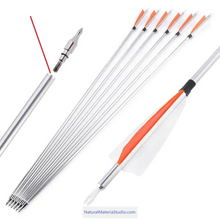 Carica l'immagine nel visualizzatore di Gallery, Inner Dia.6.2mm Arrow Insert Aluminum Adapters for Fiberglass and Carbon Arrows – Archery Accessory wholesale-NaturalMateriaStudio-NaturalMateriaStudio