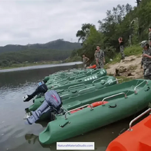 이미지를 갤러리 뷰어에 로드 , L11-13ft Double-layer Thickened PE Boats for Tourism and Fishing(3-6adults)+Free Ultimate Boating Companion Kit-NaturalMateriaStudio-NaturalMateriaStudio