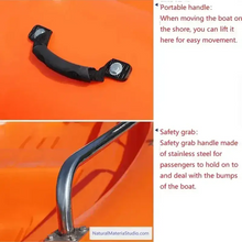 Ladda upp bild till gallerivisning, L11-13ft Double-layer Thickened PE Boats for Tourism and Fishing(3-6adults)+Free Ultimate Boating Companion Kit-NaturalMateriaStudio-NaturalMateriaStudio