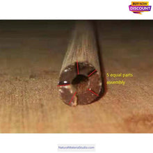 Lade das Bild in den Galerie-Viewer, L33.5"/85cm 25-60#Unique Assembled TIGER Five-Splice Tonkin Bamboo Arrow Shafts Rare Craftsmanship for Ultimate Precision&Customizable-NaturalMateriaStudio-NaturalMateriaStudio