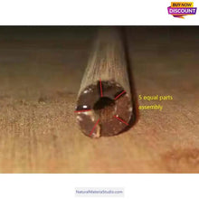 Carregar imagem no visualizador da Galeria, L33.5"/85cm 25-60#Unique Assembled TIGER Five-Splice Tonkin Bamboo Arrow Shafts Rare Craftsmanship for Ultimate Precision&Customizable-NaturalMateriaStudio-NaturalMateriaStudio