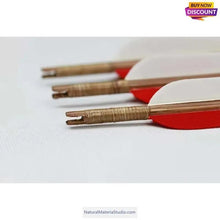 Cargar imagen en el visor de la galería, L33.5"/85cm 25-60#Unique Assembled TIGER Five-Splice Tonkin Bamboo Arrow Shafts Rare Craftsmanship for Ultimate Precision&Customizable-NaturalMateriaStudio-NaturalMateriaStudio