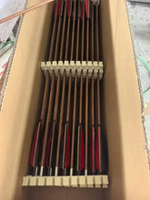 Lade das Bild in den Galerie-Viewer, L33.5"/85cm Five-Splice Tonkin Bamboo Arrow Shafts | 25–80# Spine | Custom Traditional Archery NaturalMateriaStudio