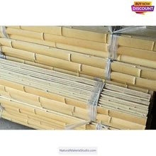 Load image into Gallery viewer, L78.7"/200cm and W4.0-5.0cm wide premium Bamboo Strips/Slices for Bows or DIY boat bamboo house-NaturalMateriaStudio-NaturalMateriaStudio