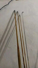 Cargar imagen en el visor de la galería, L7.8ft-10.8ft Hand-Made Traditional tenkara Bamboo Fishing Rods (3 + 1 Free Tip, Total 4 pcs) NaturalMateriaStudio