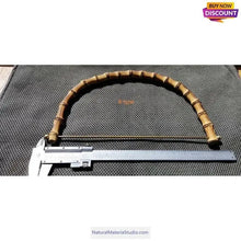 Load image into Gallery viewer, Large vaired size and shape Bamboo Semi Circle purse handles-NaturalMateriaStudio-NaturalMateriaStudio