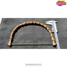 Load image into Gallery viewer, Large vaired size and shape Bamboo Semi Circle purse handles-NaturalMateriaStudio-NaturalMateriaStudio