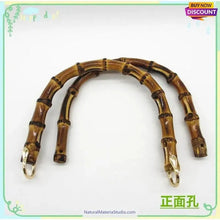 Load image into Gallery viewer, Large vaired size and shape Bamboo Semi Circle purse handles-NaturalMateriaStudio-NaturalMateriaStudio