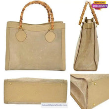 Load image into Gallery viewer, Large vaired size and shape Bamboo Semi Circle purse handles-NaturalMateriaStudio-NaturalMateriaStudio