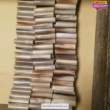 Carregar imagem no visualizador da Galeria, Length 6.0-8.0cm Varied Dia. 1.2-2.5cm Bufallo/Yak natural colourful horn solid rolls for pipemakers-NaturalMateriaStudio-NaturalMateriaStudio