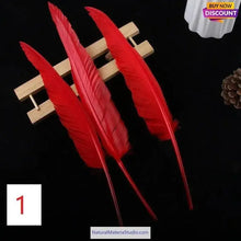 Load image into Gallery viewer, L/R/W 30-35 cm White and other colors goose primary feathers for arrow fletching or feather pen/fan Wholesale Amounts-NaturalMateriaStudio-NaturalMateriaStudio