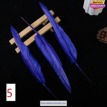 Carica l'immagine nel visualizzatore di Gallery, L/R/W 30-35 cm White and other colors goose primary feathers for arrow fletching or feather pen/fan Wholesale Amounts-NaturalMateriaStudio-NaturalMateriaStudio