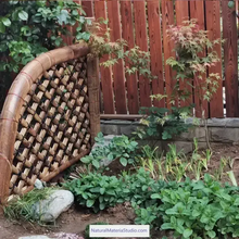 Load image into Gallery viewer, Modern vaired styles and sizes(W180cmXH120cm) Japanese bamboo door /garden entrance customizable-NaturalMateriaStudio-NaturalMateriaStudio