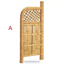 Load image into Gallery viewer, Modern vaired styles and sizes(W180cmXH120cm) Japanese bamboo door /garden entrance customizable-NaturalMateriaStudio-NaturalMateriaStudio