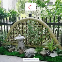 Load image into Gallery viewer, Modern vaired styles and sizes(W180cmXH120cm) Japanese bamboo door /garden entrance customizable-NaturalMateriaStudio-NaturalMateriaStudio