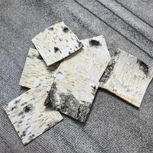 Load image into Gallery viewer, Natural Birch Bark Sheets – Custom Sizes – Sustainable Rustic Craft Material NaturalMateriaStudio