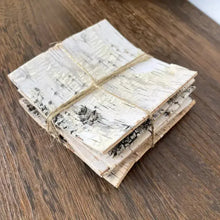 Load image into Gallery viewer, Natural Birch Bark Sheets – Custom Sizes – Sustainable Rustic Craft Material NaturalMateriaStudio