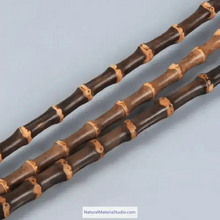 Load image into Gallery viewer, New & Rare Black Bamboo Root Sticks Length 80cm(31.5")Dia.0.9-1.3cm(0.35"-0.5") Unique Supply-NaturalMateriaStudio-NaturalMateriaStudio