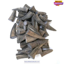 이미지를 갤러리 뷰어에 로드 , Offer Varied Length 4.0-15cm Raw Black Water Buffalo Horn Tips-NaturalMateriaStudio-NaturalMateriaStudio