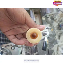 Cargar imagen en el visor de la galería, Outer Dia.17-32mm Natural Yak Bone Rolls - Ideal for Crafting Rings, Knife and Pipe Accessories-NaturalMateriaStudio-NaturalMateriaStudio