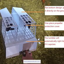 Carica l'immagine nel visualizzatore di Gallery, Pioneering Multi-Functional Remote Controlled Roly-poly Utility Towing/Net-pulling/Rescue/Baiting Boats-NaturalMateriaStudio-NaturalMateriaStudio