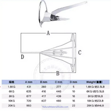 Carica l'immagine nel visualizzatore di Gallery, Premium Anchors 316 Stainless Steel Delta Style & Roll-Bar Plow – Customizable Safe Holding for Yachts & Boats-NaturalMateriaStudio-NaturalMateriaStudio